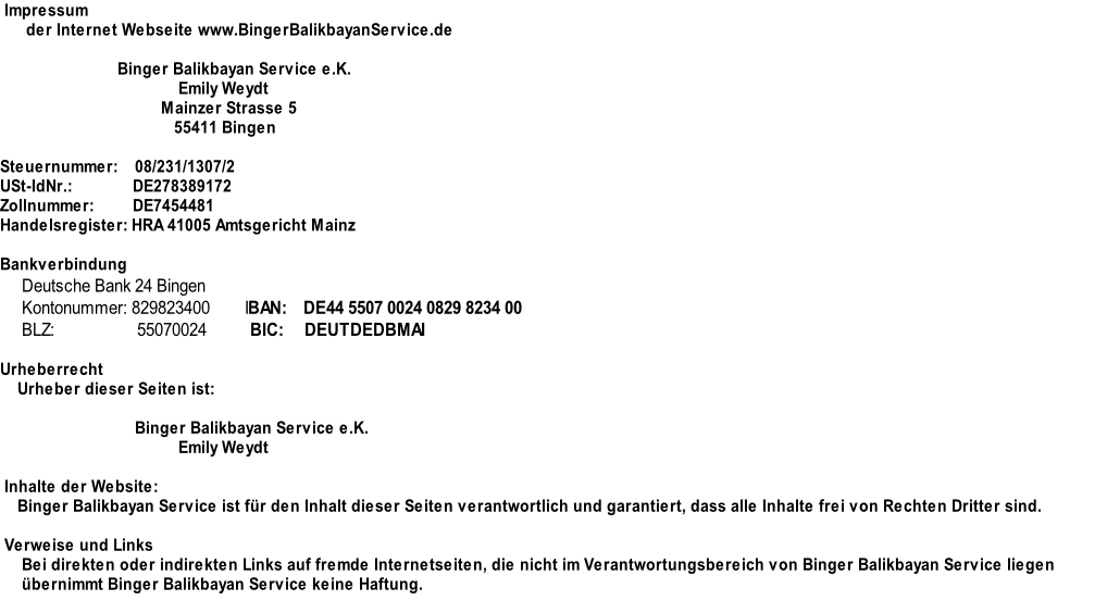 Impressum